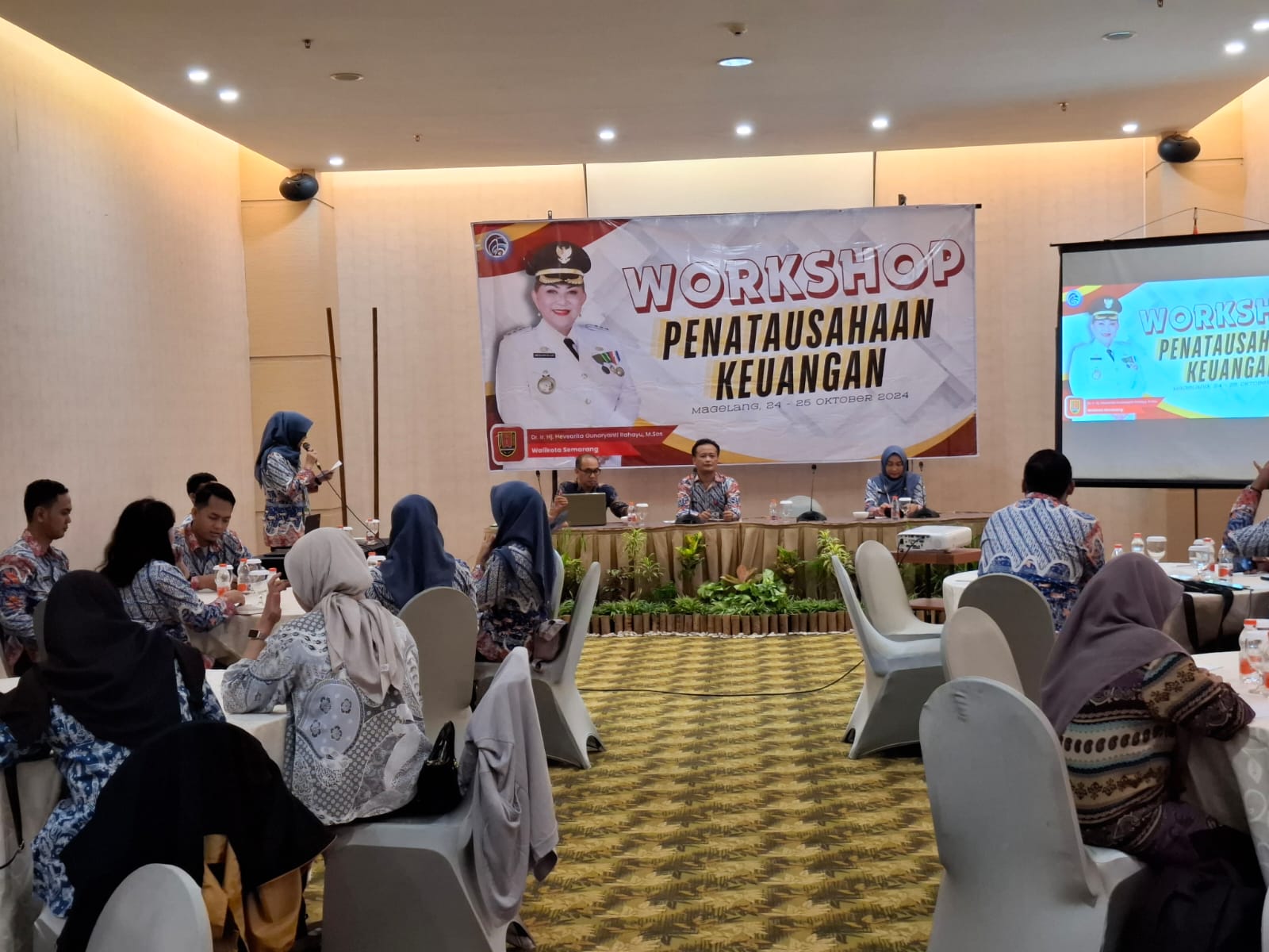 DISKOMINFO Kota Semarang Ikuti Workshop Penatausahaan Keuangan di Magelang